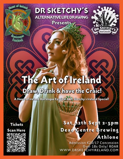 Dr Sketchy’s Athlone presents The Art of Ireland 