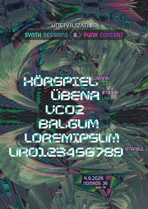 Uncivilization Synth Sessions & Punk Concert 